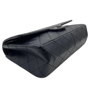 2.55 Reissue 227 Flap Aged Calfskin Quilted Black RHW