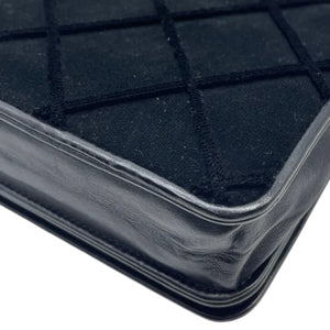 Wallet On Chain WOC Velvet Quilted Black GHW