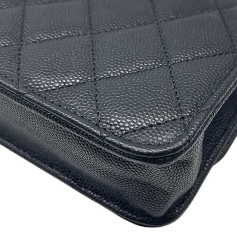 Chanel Coco Casino Flap With Chain Caviar Quilted Black GHW