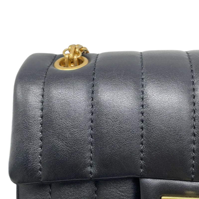 2.55 Reissue Mini Flap Aged Calfskin Vertical Black GHW