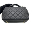 Business Affinity Flap Small Caviar Quilted Black LGHW