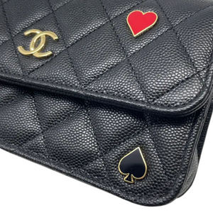 Chanel Coco Casino Flap With Chain Caviar Quilted Black GHW