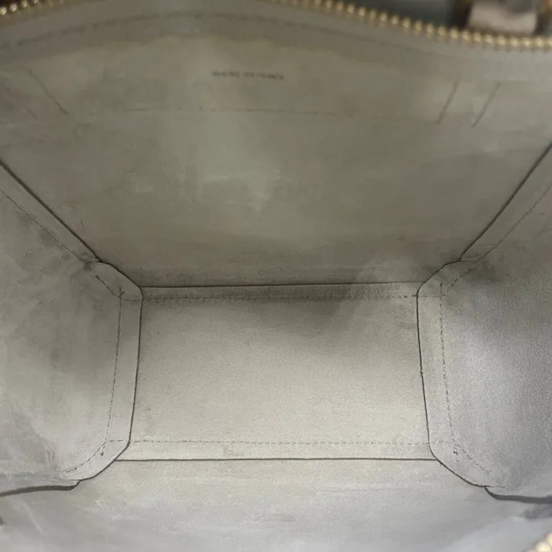 Nano Belt Grained Calfskin Beige GHW
