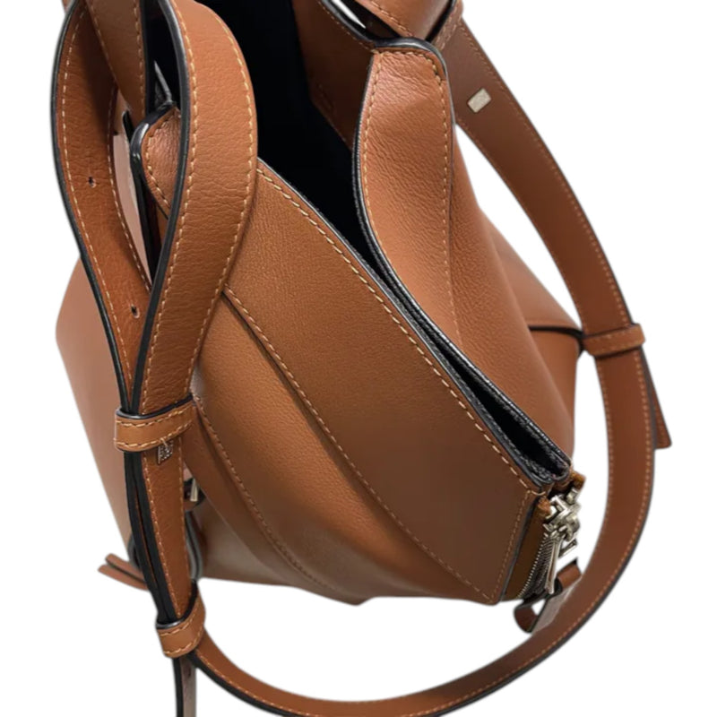 Hammock Small Calfskin Shoulder Tan SHW