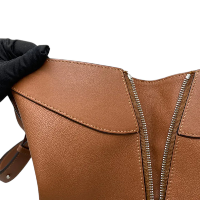 Hammock Small Calfskin Shoulder Tan SHW
