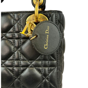 Mini Lady Dior Black GHW