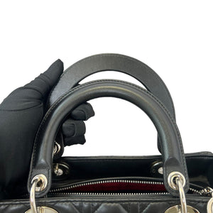Classic Lambskin Medium Lady Dior Black SHW
