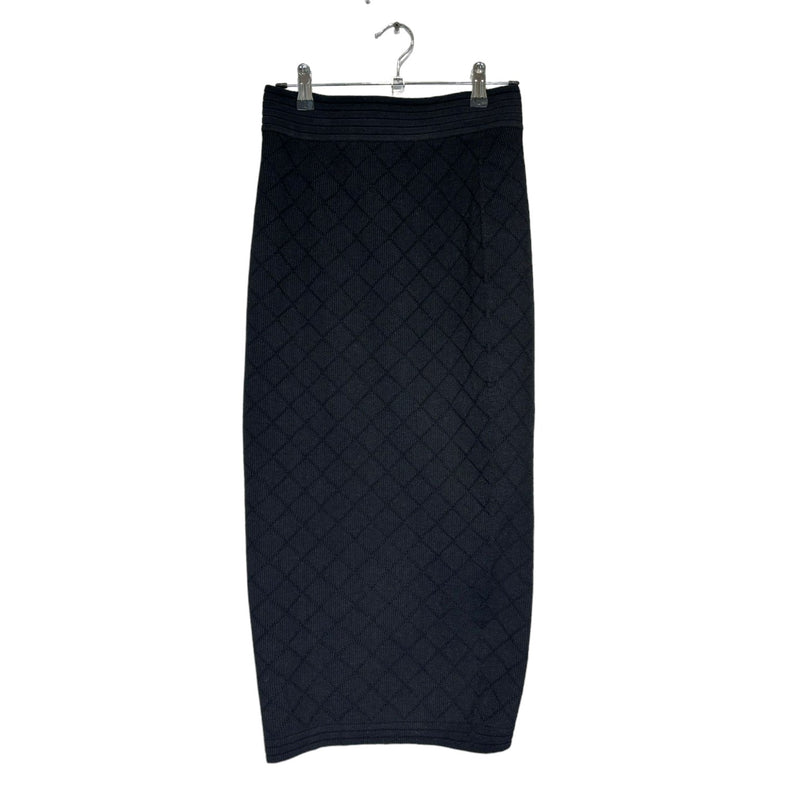 Bandage Zipper Skirt Black Size 38