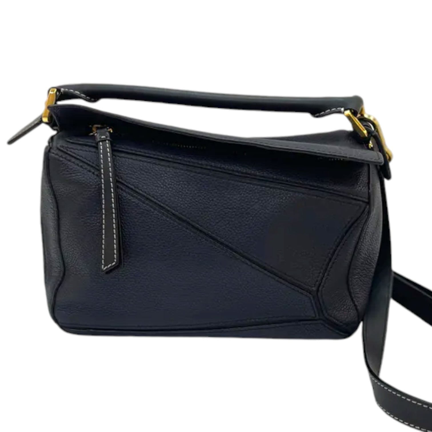 Loewe Puzzle Small Crossbody Calfskin Midnight Blue GHW – Bag Religion