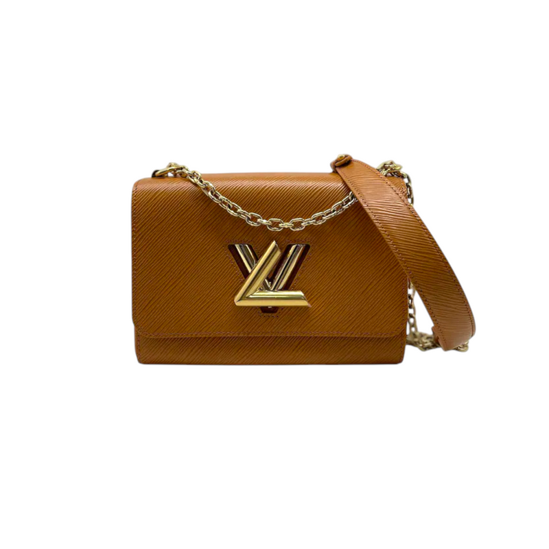 Twist MM Shoulder Epi Leather Gold GHW