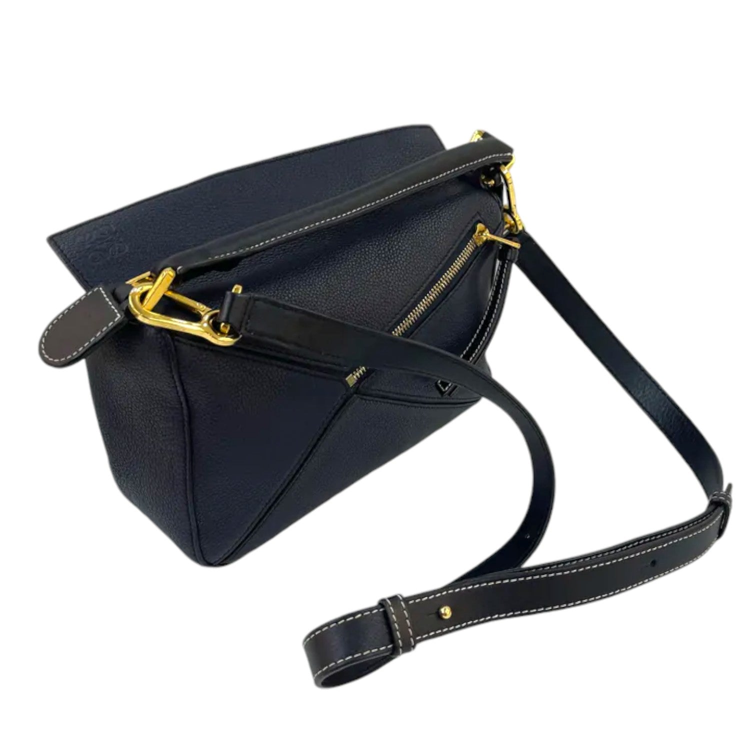 Loewe Puzzle Small Crossbody Calfskin Midnight Blue GHW – Bag Religion