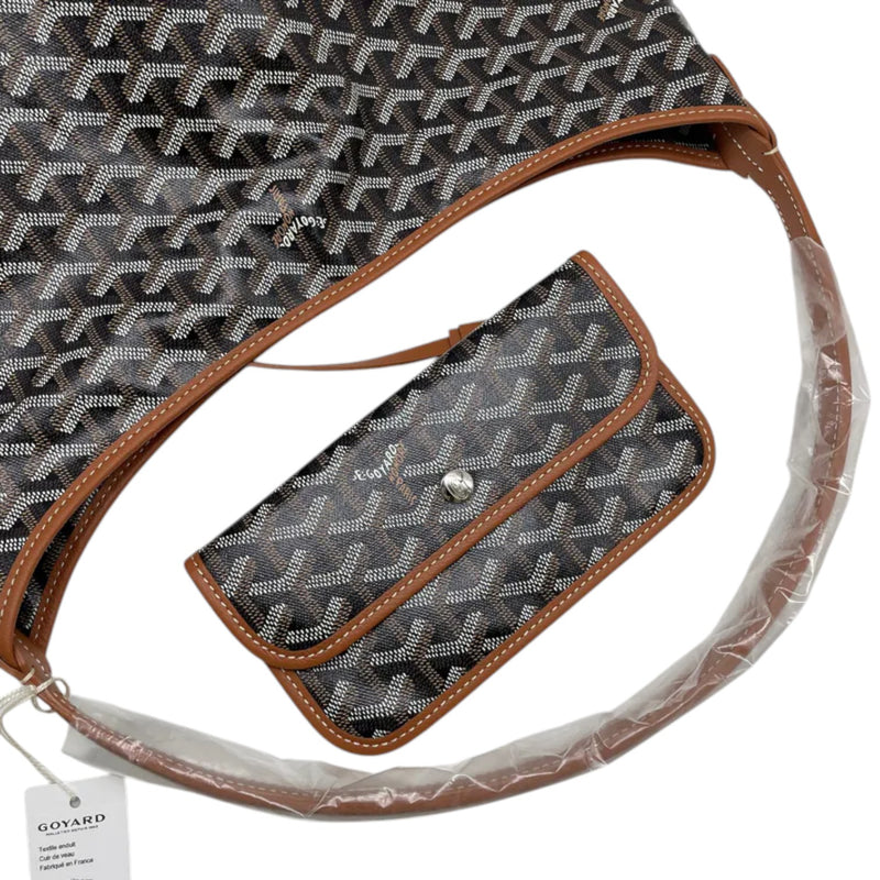 Boheme Hobo Goyardine Black Brown SHW