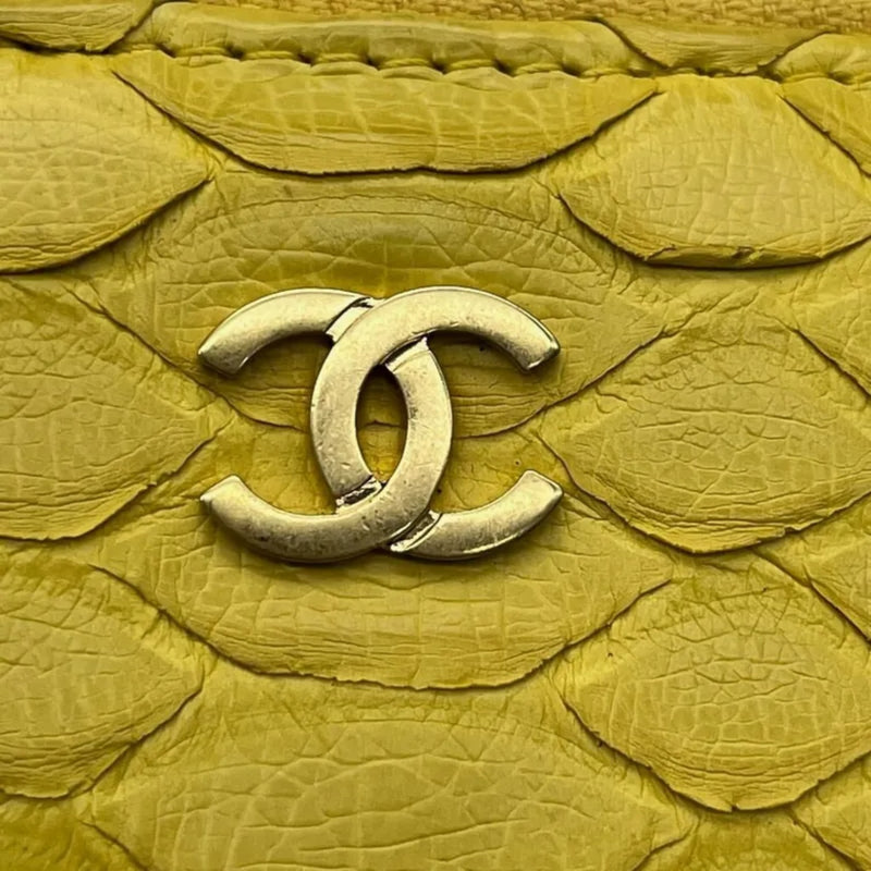 Wallet on Chain WOC Python Snake Skin Yellow GHW