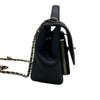 Business Affinity Flap Small Caviar Quilted Black LGHW