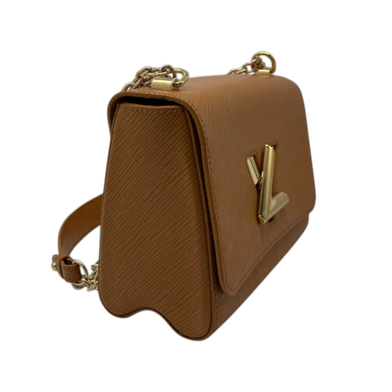 Twist MM Shoulder Epi Leather Gold GHW
