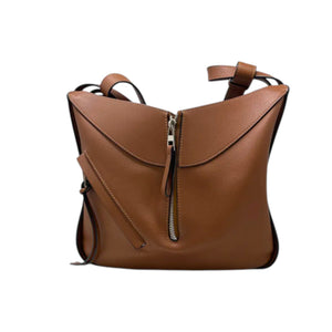 Hammock Small Calfskin Shoulder Tan SHW