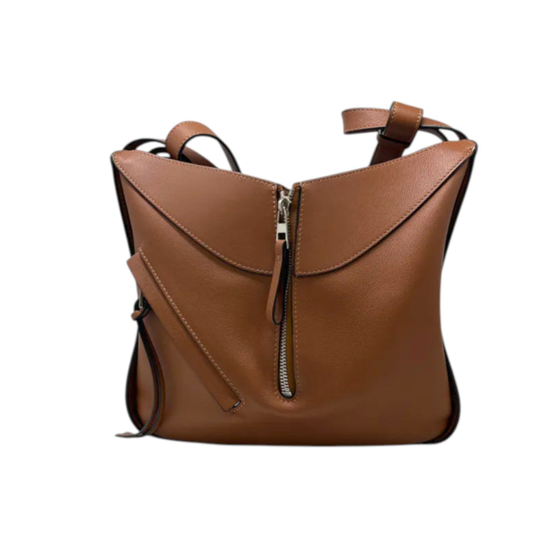 Hammock Small Calfskin Shoulder Tan SHW