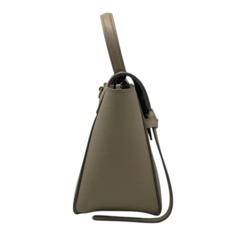Nano Belt Grained Calfskin Beige GHW