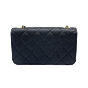 Chanel Coco Casino Flap With Chain Caviar Quilted Black GHW
