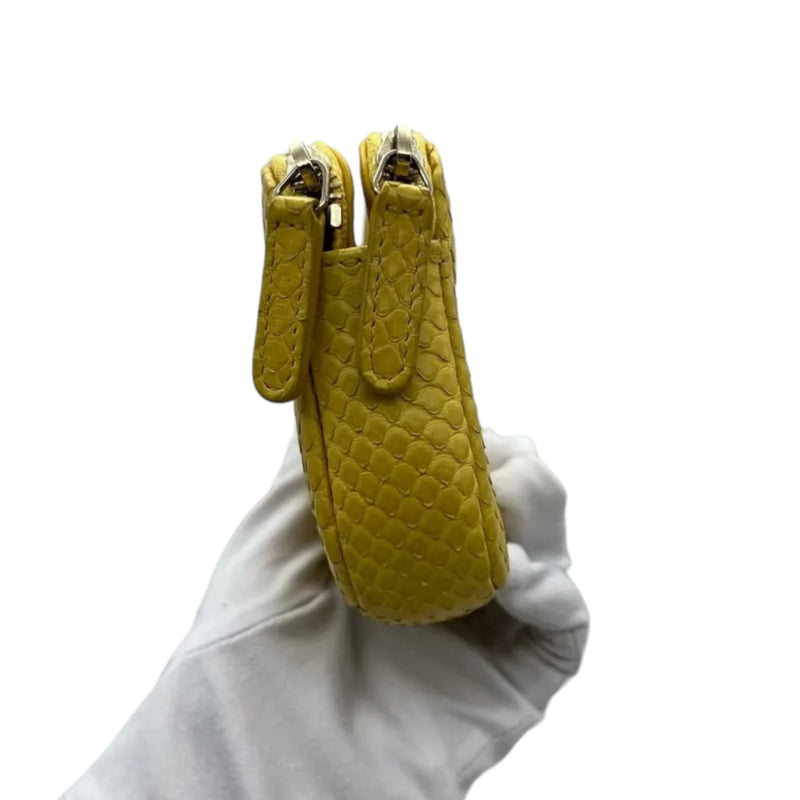 Wallet on Chain WOC Python Snake Skin Yellow GHW