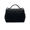 Business Affinity Flap Small Caviar Quilted Black LGHW