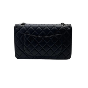 2.55 Reissue 227 Flap Aged Calfskin Quilted Black RHW