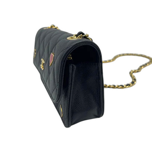 Chanel Coco Casino Flap With Chain Caviar Quilted Black GHW