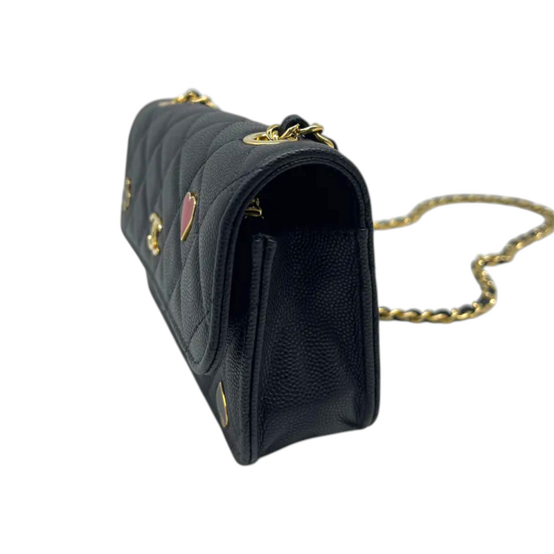 Chanel Coco Casino Flap With Chain Caviar Quilted Black GHW