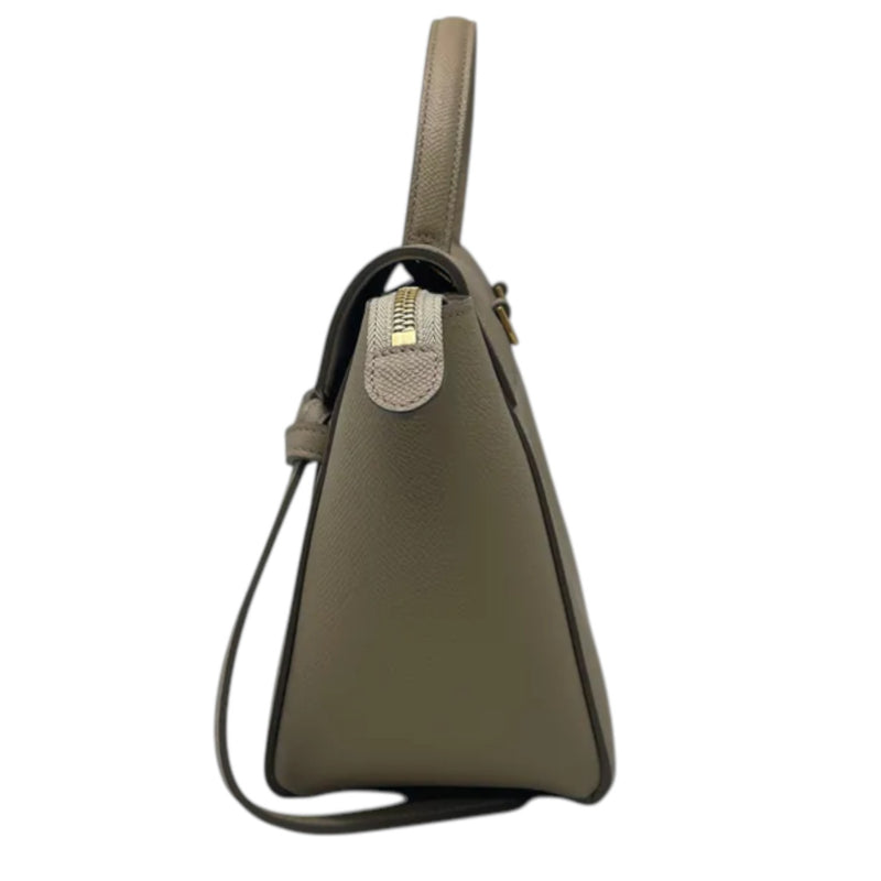 Nano Belt Grained Calfskin Beige GHW