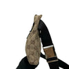 Double Pocket Waist Bag GG Supreme Monogram Canvas Beige SHW