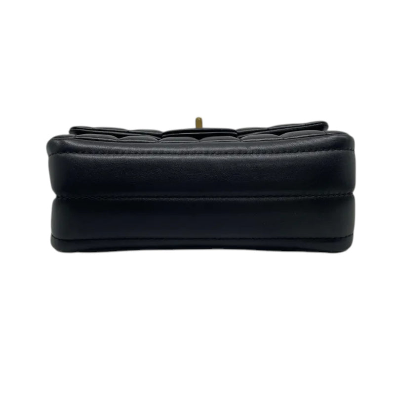 2.55 Reissue Mini Flap Aged Calfskin Vertical Black GHW