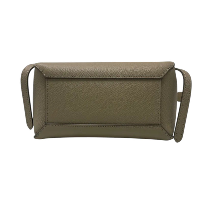 Nano Belt Grained Calfskin Beige GHW