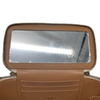 Top Handle Vanity Case With Chain Small Lambskin Ecru Beige GHW