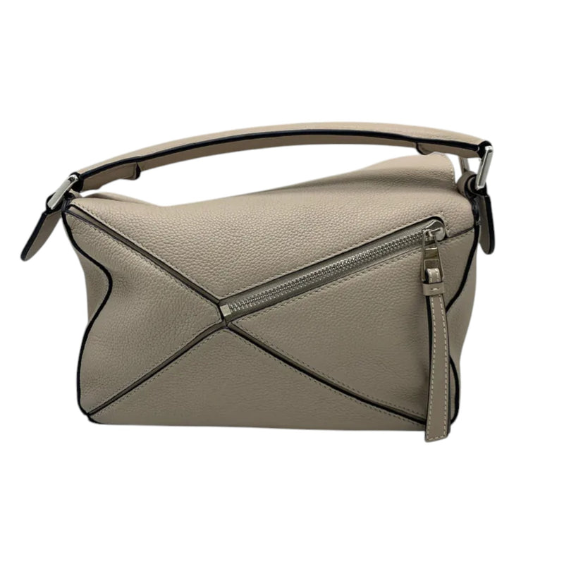 Puzzle Small Grained Calfskin Shoulder Sand SHW
