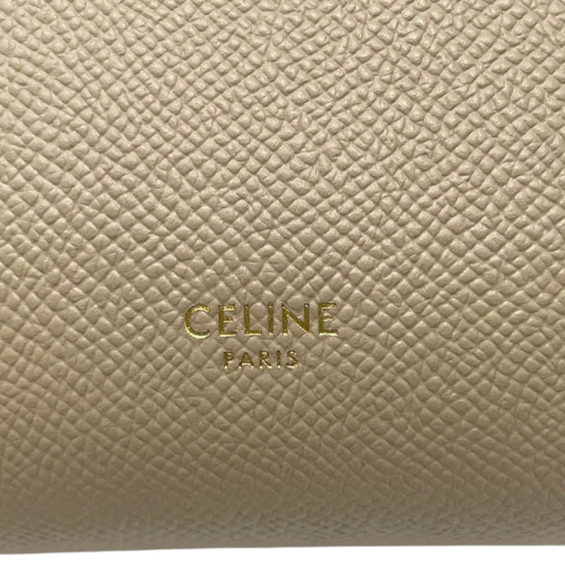 Nano Belt Grained Calfskin Beige GHW