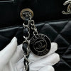 Bi Coco Large Shopper Tote Lambskin Caviar Quilted Black SHW