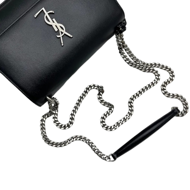 Sunset Medium Calfskin Monogram Black SHW