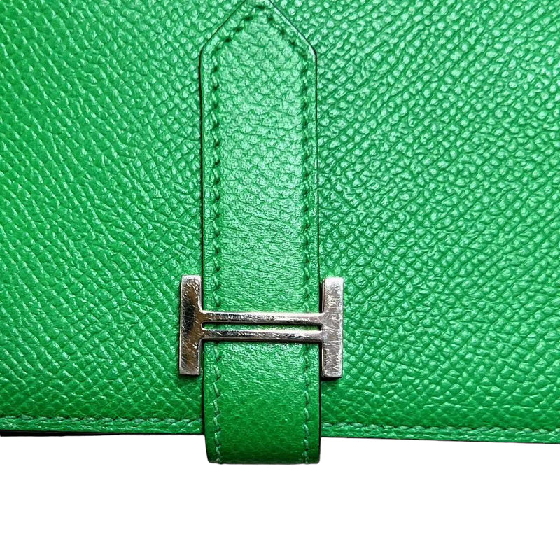 Bearn Long Wallet Green Epsom PHW