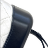 Gabrielle Hobo Small Calfskin Quilted Black White MHW