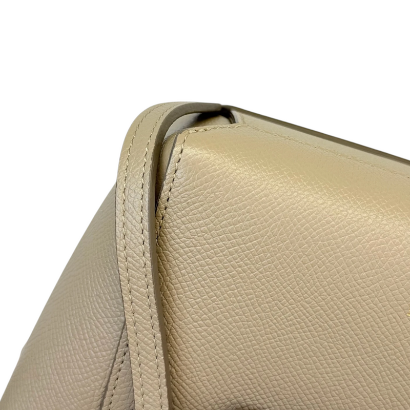 Belt Bag Pico Grained Calfskin Light Taupe GHW