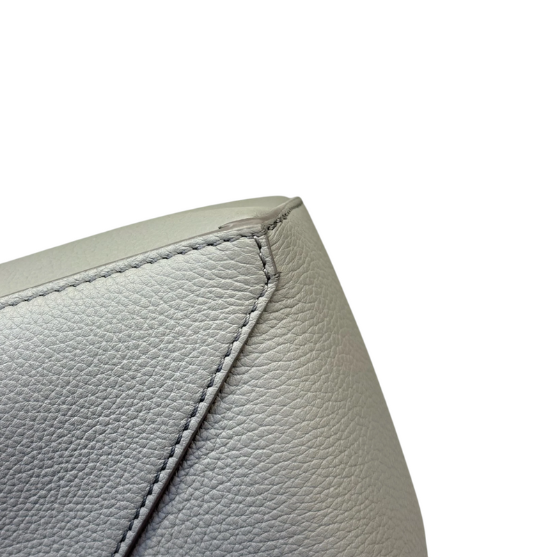 Puzzle Mini Calfskin Quilted Grey SHW