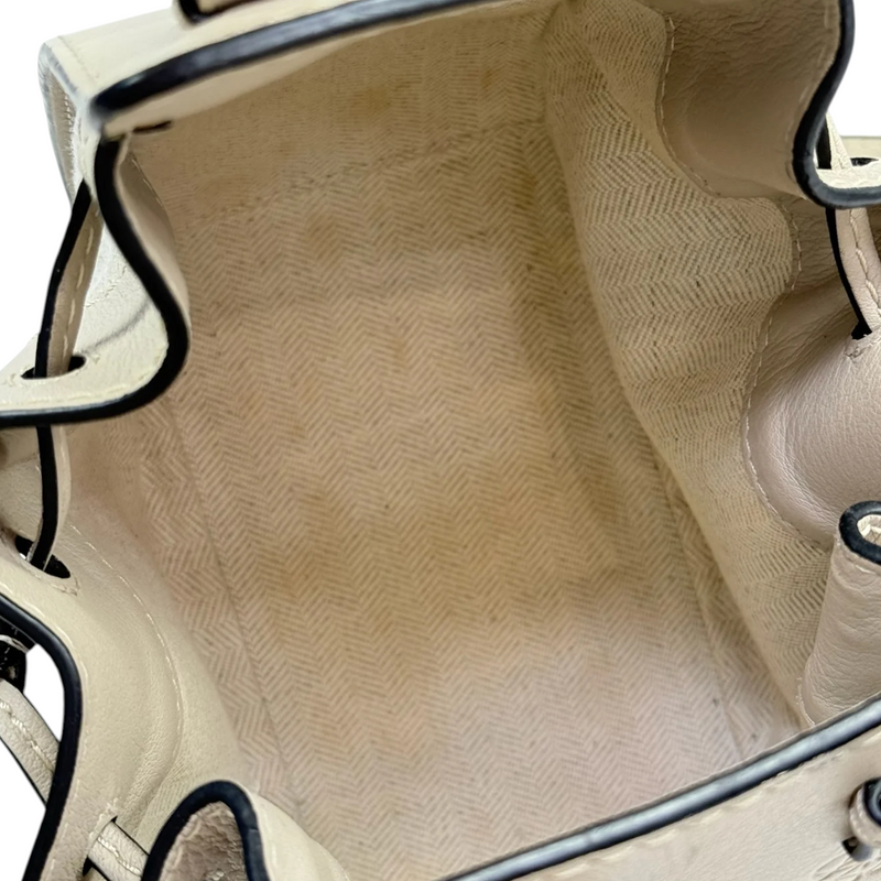 Hammock Mini Shoulder Grained Calfskin Sand SHW