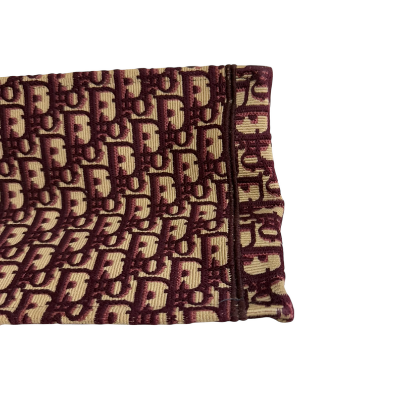 Book Tote Large Oblique Canvas Burgundy