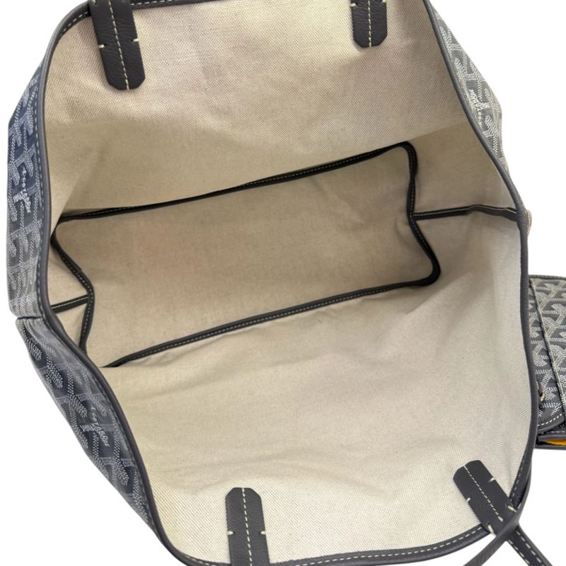 Saint Louis PM Goyardine Canvas Grey SHW