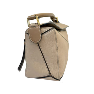 Puzzle Bag Small Grained Calfskin Sand GHW