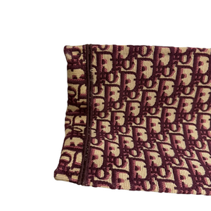 Book Tote Large Oblique Canvas Burgundy