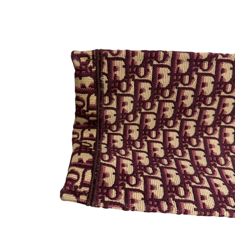 Book Tote Large Oblique Canvas Burgundy