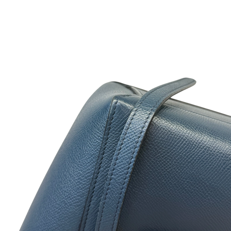 Nano Belt Bag Grained Calfskin Blue GHW