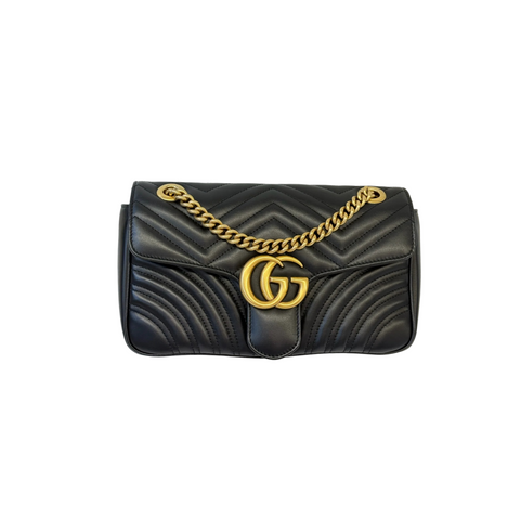 Vintage Classic Flap Medium Lambskin Black GHW