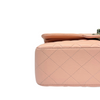 Classic Double Flap Small Lambskin Light Orange GHW